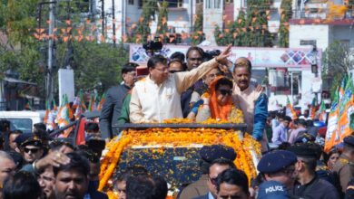 “नारी शक्ति महोत्सव” के अंतर्गत देहरादून में हुआ CM धामी का भव्य रोड शो