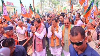 मुख्यमंत्री धामी ने भाजपा प्रत्याशी अनिल बलूनी के लिए मांगे वोट