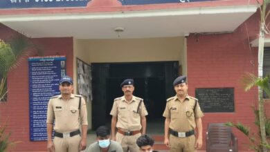 छात्रा के साथ छेडखानी करने वाले दो अभियुक्त गिरफ्तार