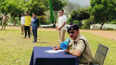 पुलिस लाईन में आयोजित की गयी खेल कूद प्रतियोगिताएं