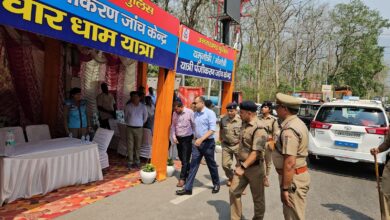 पुलिस महानिदेशक ने किया चेक पोस्ट का औचक निरीक्षण