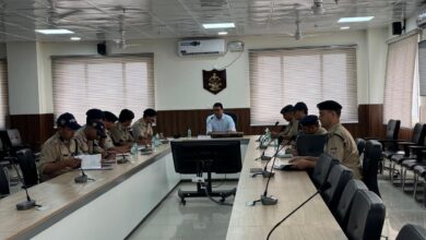 सड़क सुरक्षा के सम्बन्ध में समीक्षा बैठक आयोजित