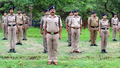 पुलिस लाईन में हुआ परेड का आयोजन