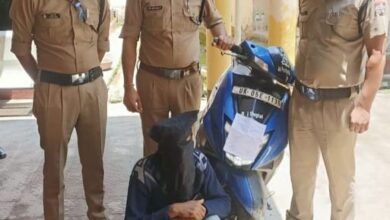 स्कूटी चुराकर भागने वाला अभियुक्त गिरफ्तार