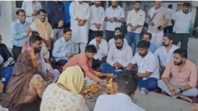 भाजपा सरकार की बुद्धि शुद्धि के लिये यज्ञ कार्यक्रम का आयोजन