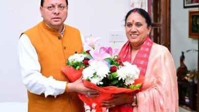 नवनिर्वाचित विधायक श्रीमती आशा नौटियाल ने की सीएम से मुलाकात