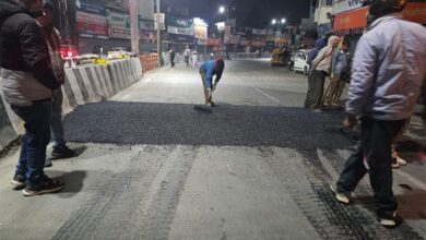 सड़क सुरक्षा मानक के अनुरूप किये  जा रहे  सभी कार्य