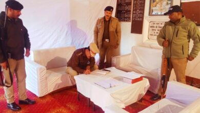 पुलिस उपाधीक्षक ने लिया सुरक्षा व्यवस्था का जायजा