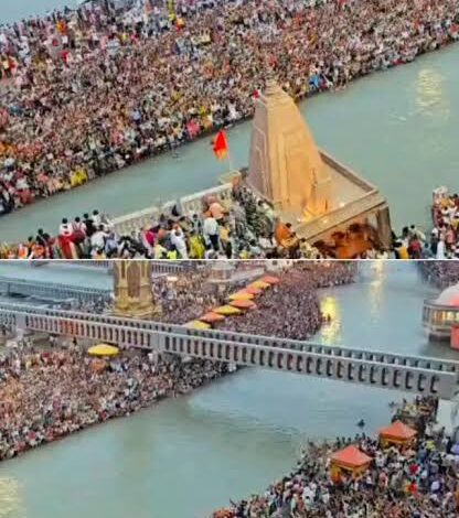 हरिद्वार और गंगोत्री में गूंजा ‘हर-हर गंगे’, गंगा दशहरा पर श्रद्धालुओं की भारी भीड़