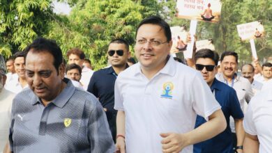 सीएम धामी ने देहरादून में ‘रन फॉर योगा’ में लिया हिस्सा, योग को बताया स्वस्थ जीवन का आधार