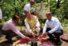 Dehradun: मुख्यमंत्री आवास में 3 बी गार्डन का निर्माण कार्य शुरू, सीएम धामी ने रोपा कृष्णा वट का पौधा
