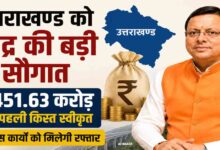 Uttarakhand News- उत्तराखण्ड को केंद्र की बड़ी सौगात: पूंजीगत विकास कार्यों के लिए ₹451.63 करोड़ की विशेष सहायता मंजूर….