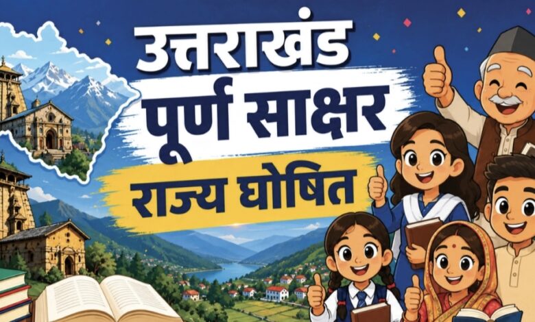 Uttarakhand: उत्तराखंड अब पूर्ण साक्षर राज्य घोषित, राज्यपाल गुरमीत सिंह ने प्रस्ताव को दी मंजूरी Uttarakhand: उत्तराखंड अब पूर्ण साक्षर राज्य घोषित, राज्यपाल गुरमीत सिंह ने प्रस्ताव को दी मंजूरी