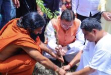 मालाग्राम में सीएम धामी ने किया पौधरोपण, ध्यान कुटी का निरीक्षण कर विकास कार्यों का लिया जायजा