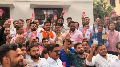 DAV छात्रसंघ चुनाव: मतदान से मतगणना तक हंगामा, ABVP के नवदीप राणा बने अध्यक्ष DAV छात्रसंघ चुनाव: मतदान से मतगणना तक हंगामा, ABVP के नवदीप राणा बने अध्यक्ष